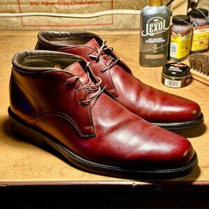 Cole Haan Mens Oxblood Chukka Boots C04484 Size 11m